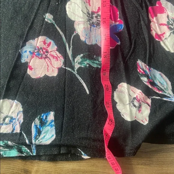 Maurices Black Tank Too with Pink Floral Design - Picture 4 of 5